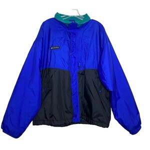 Vtg Columbia Sportswear Company Large Full Zip Color bloc-tech Outdoor Winter